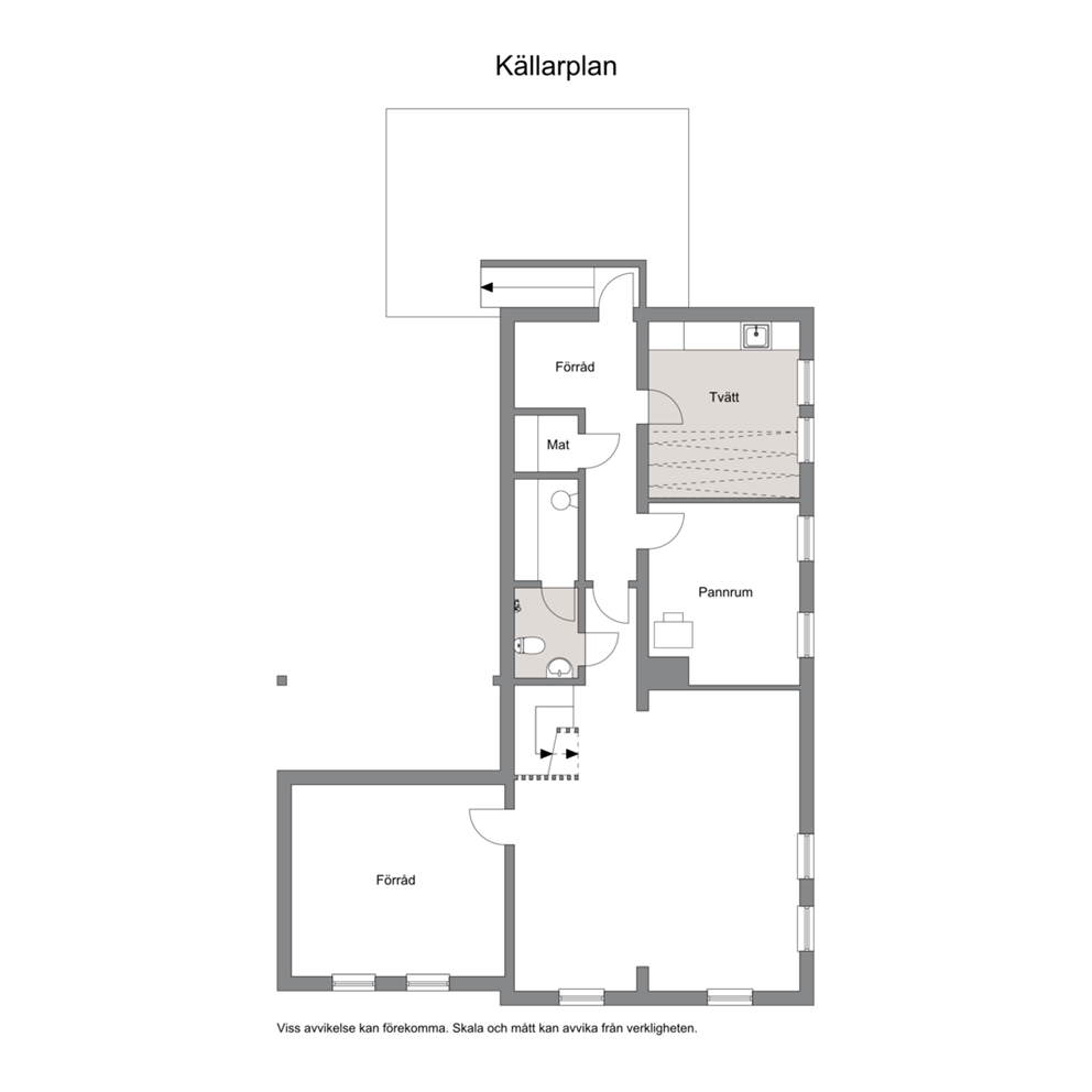 Planritning källarplan 