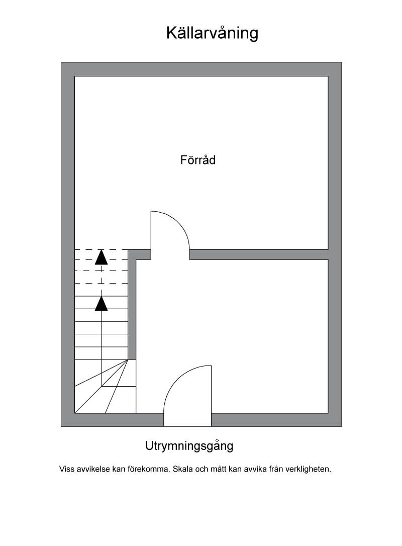 Planritning källarplan