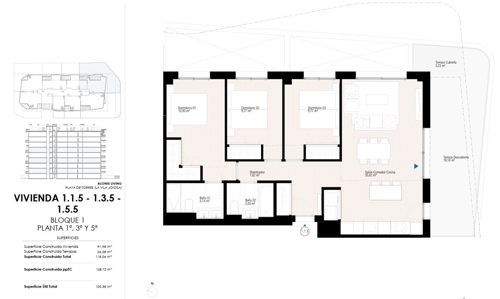 Plano del piso 3