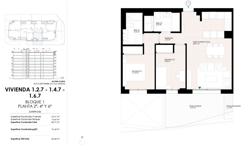Plano del piso 2