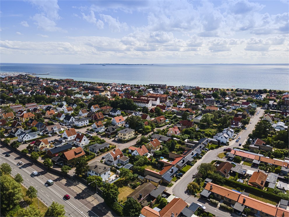 Familjärt område med gångavstånd till Råå centrum