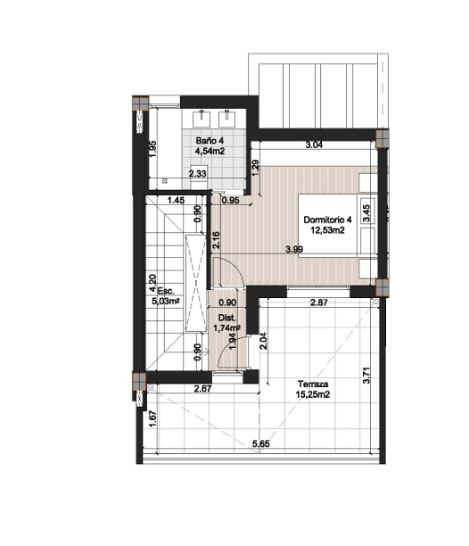 Plano del piso 3