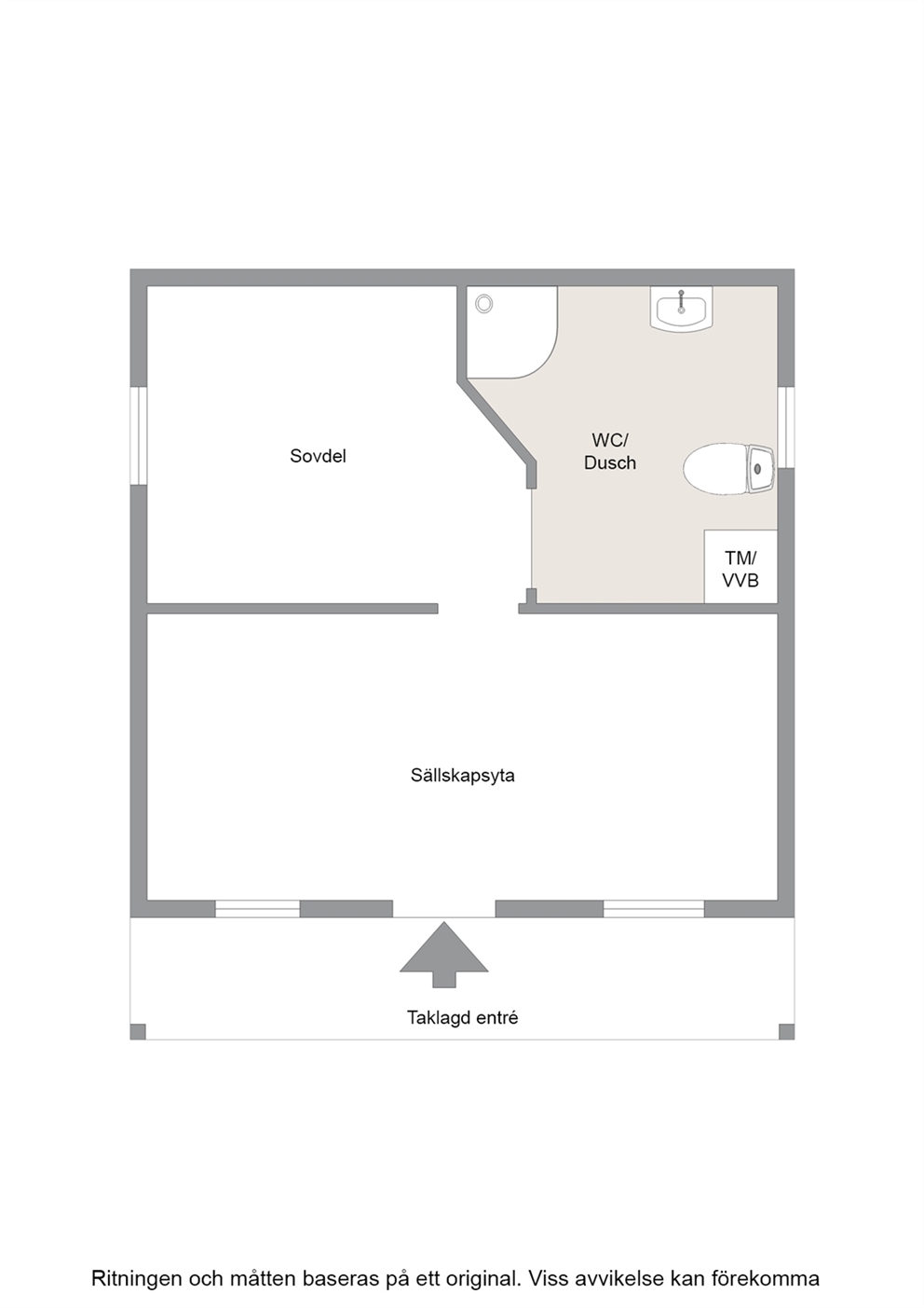 Planlösning lillstuga