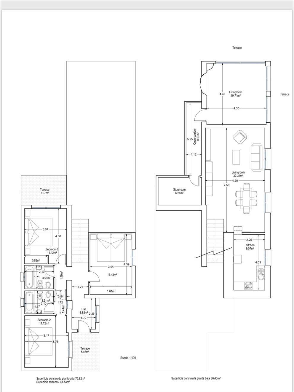 Plano del piso 1