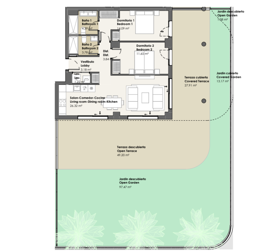 Plano del piso 3