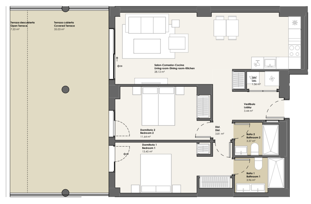 Plano del piso 1