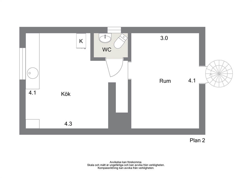 Uthus övre plan
