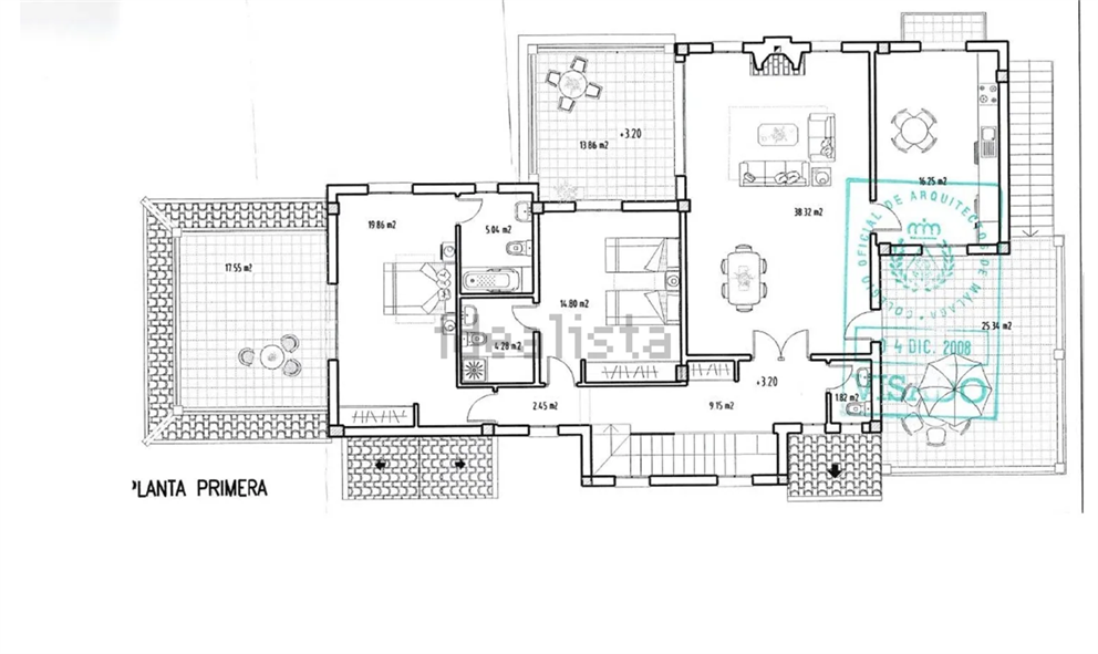 Plano del piso 3