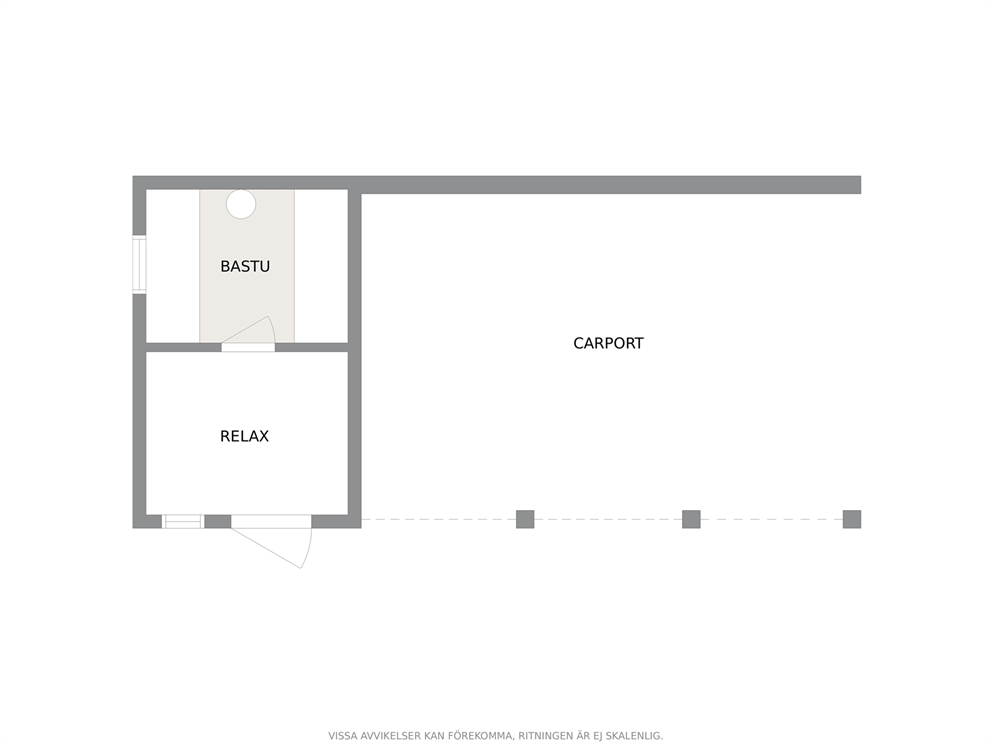 Carport & Bastu