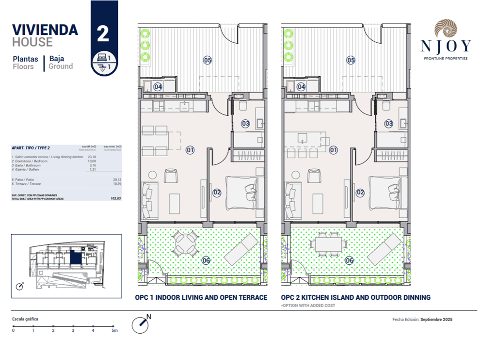 Plano del piso 1