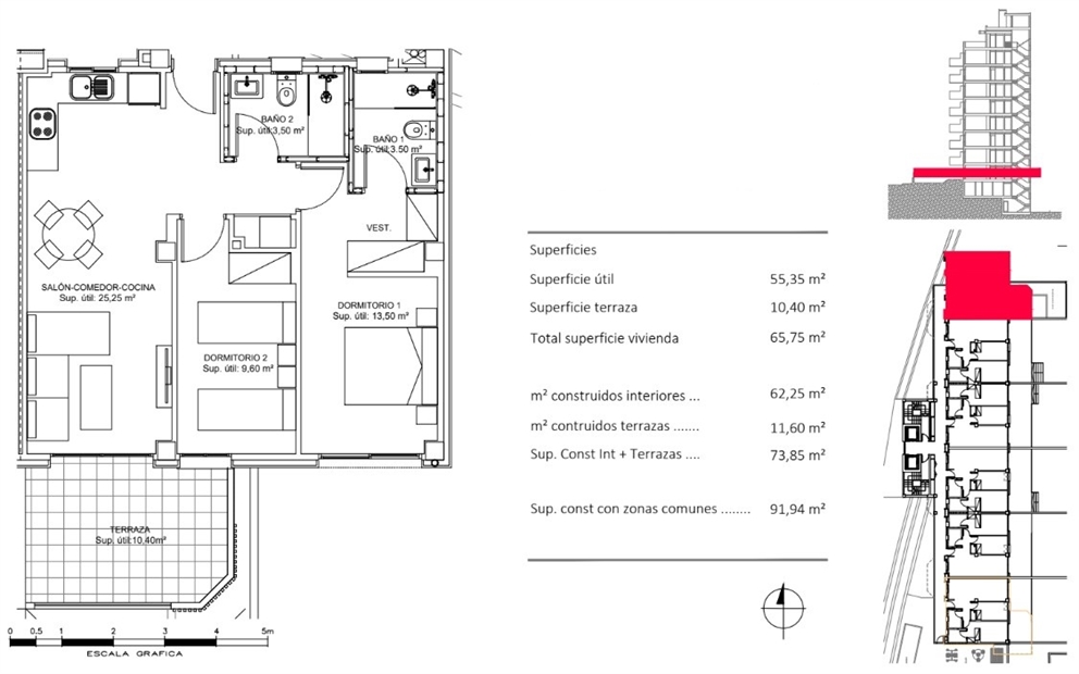 Plano del piso 1