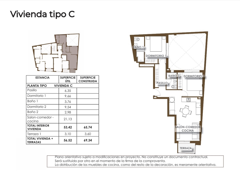 Plano del piso 7