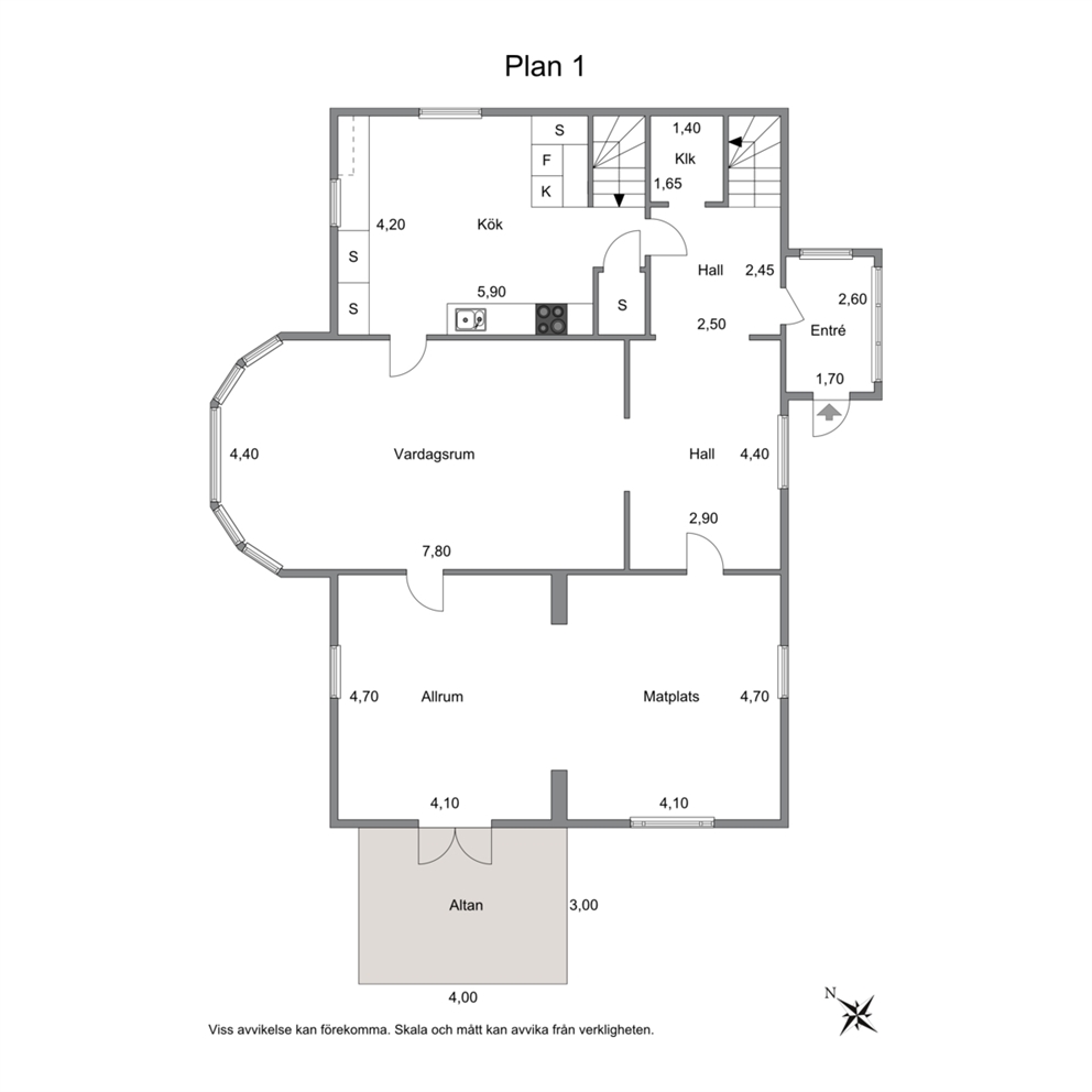 Planritning - Entréplan