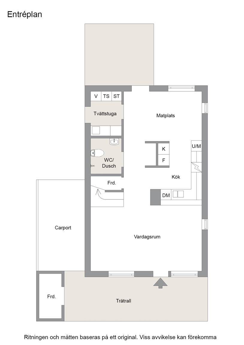 Planlösning entréplan