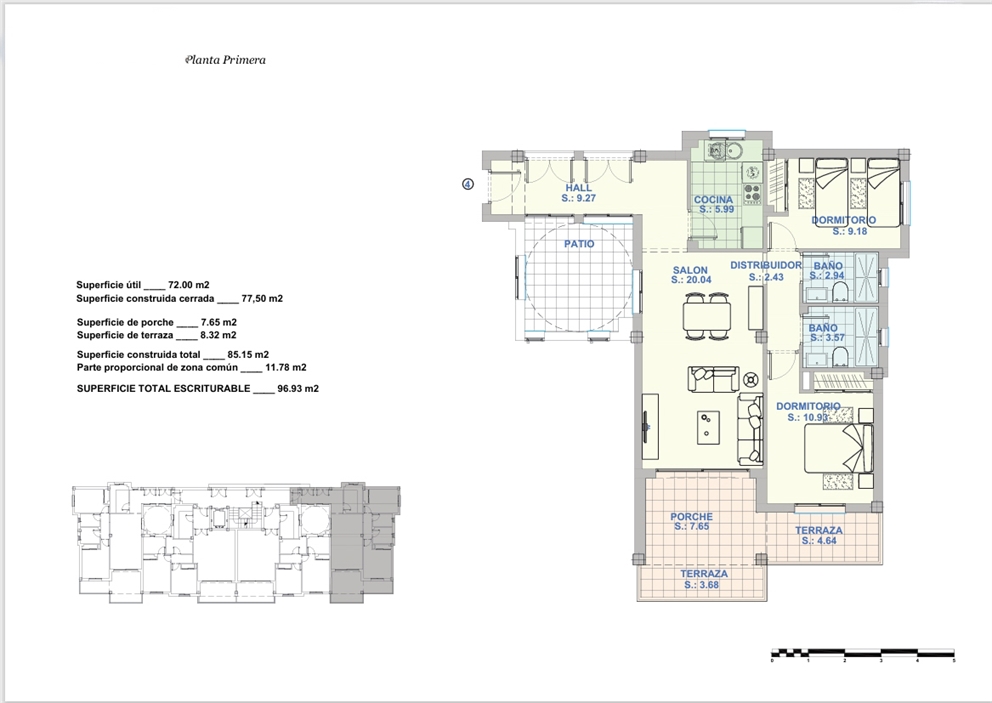Plano del piso 1