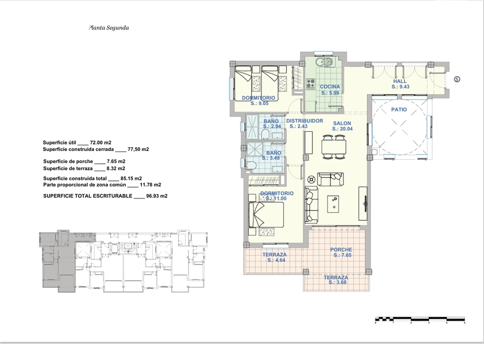 Plano del piso 2