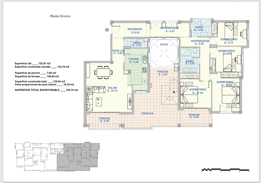 Plano del piso 4