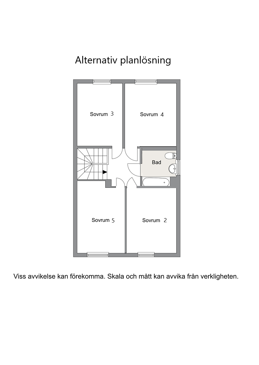 Alternativ planlösning