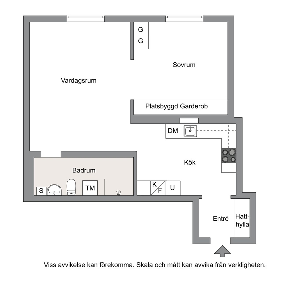 Planritning (ej skalenligt)