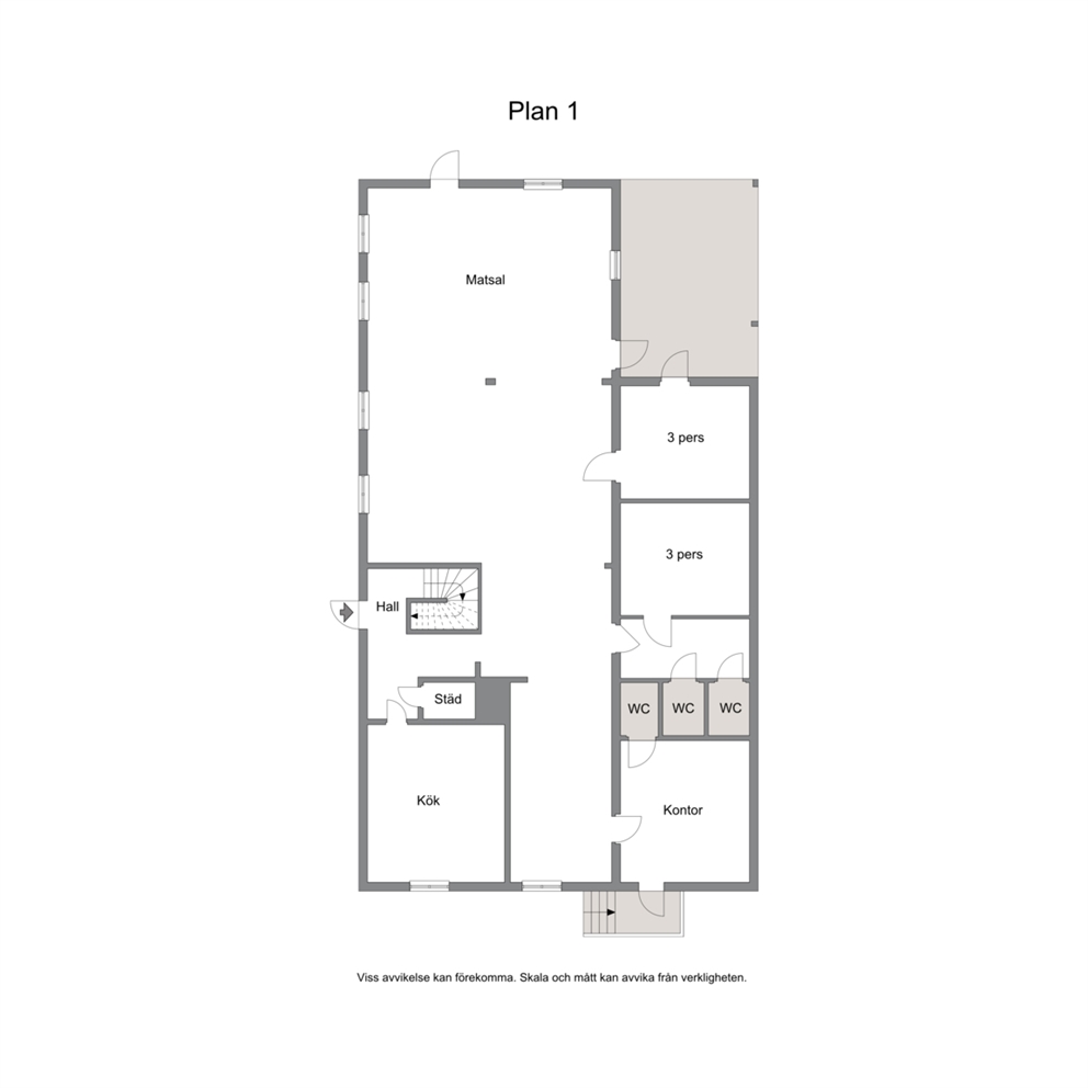 Landgården - entréplan