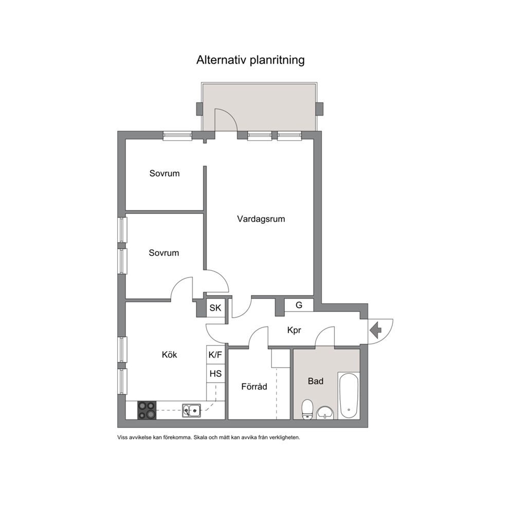 Alternativ planritning!