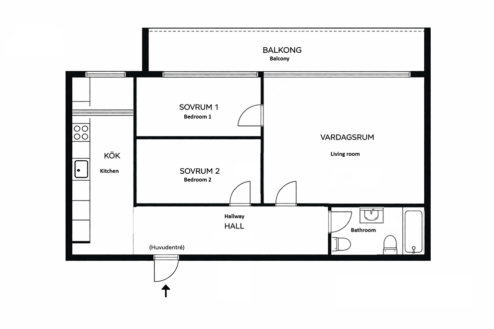 Plano del piso 1