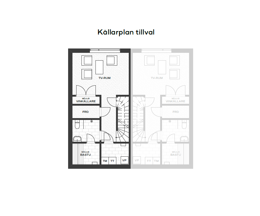 Källarplan tillval 