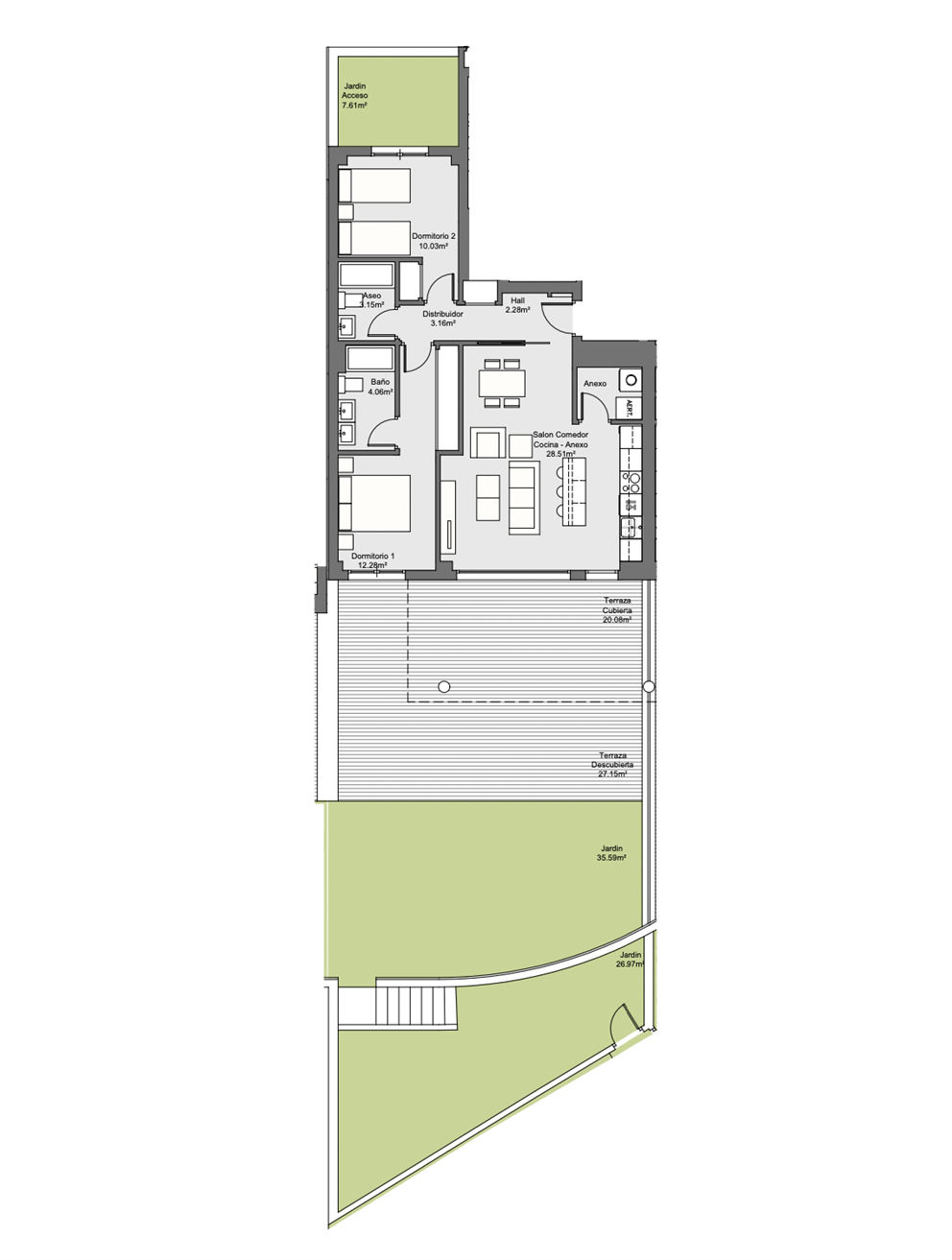 Plano del piso 2
