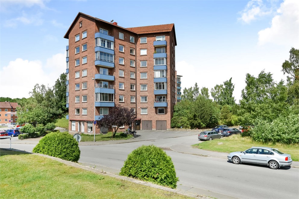 Stjärnhuset - bostadens balkongsida