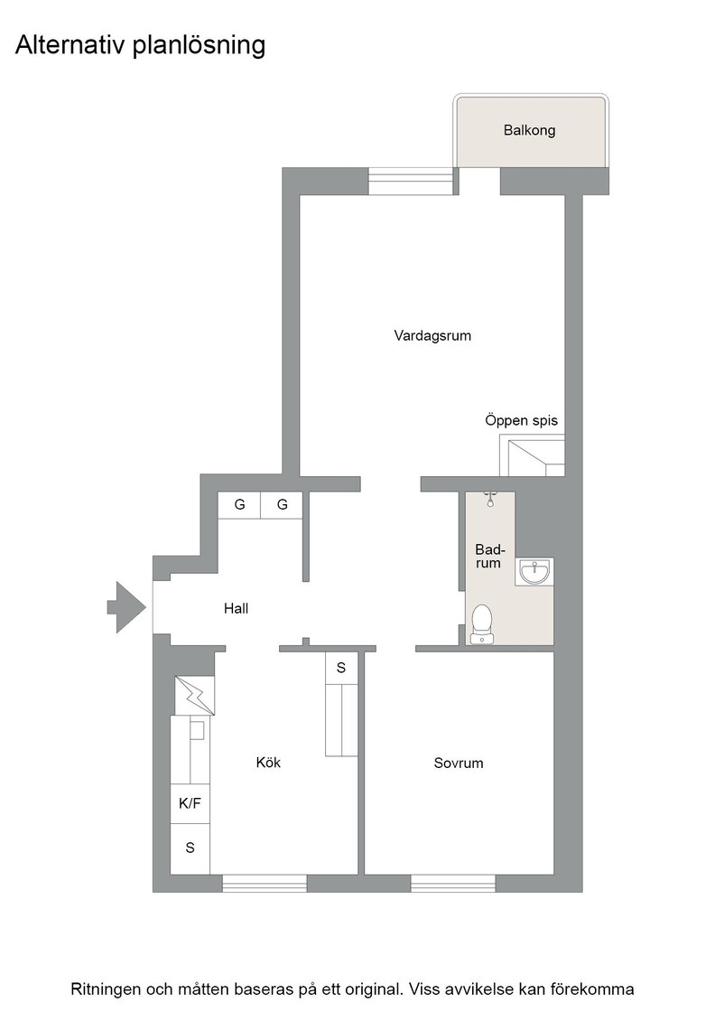 Alternativ planlösning