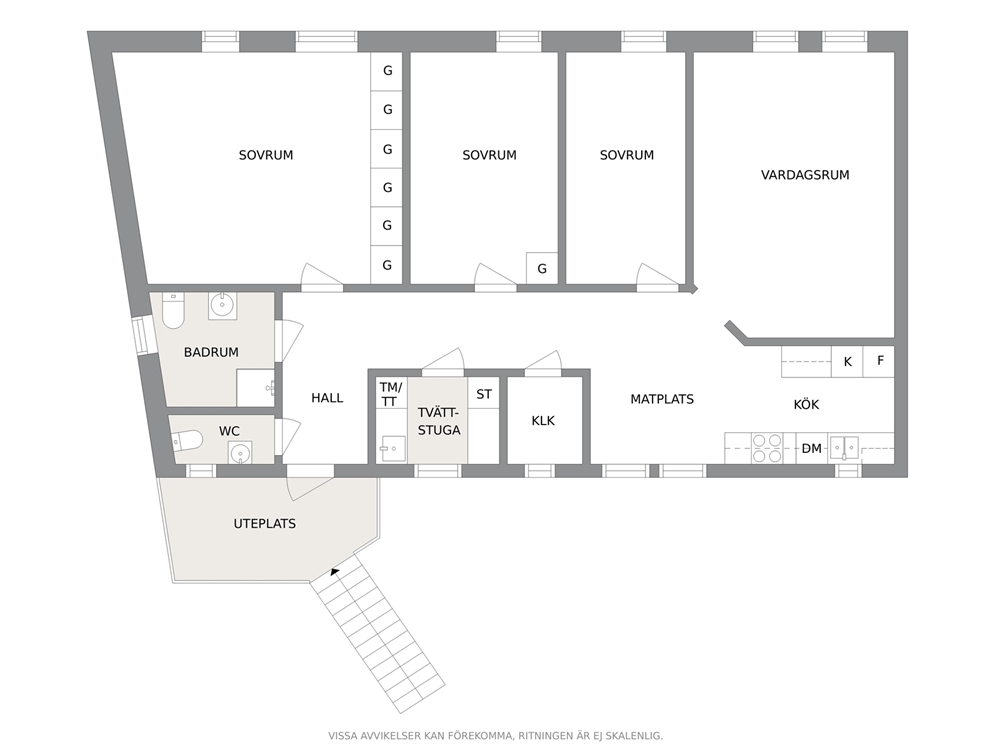 Ungefärlig planlösning