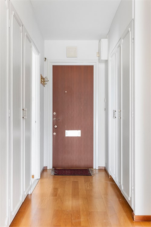 Hall med goda förvaringsmöjligheter