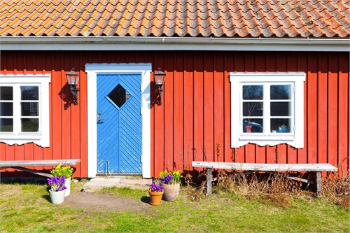 Sekelskifteshus som moderniserats och byggts till