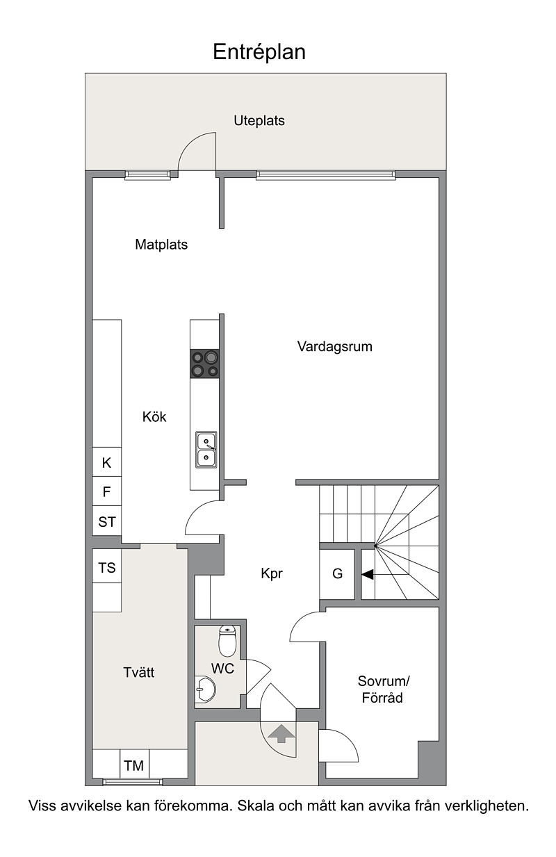 Korallvägen 5 Entréplan