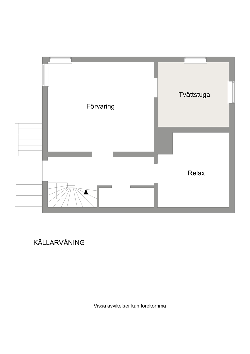 Planritning - källarplan