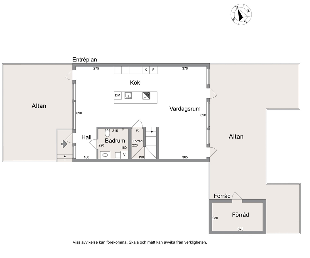 Planlösning entréplan