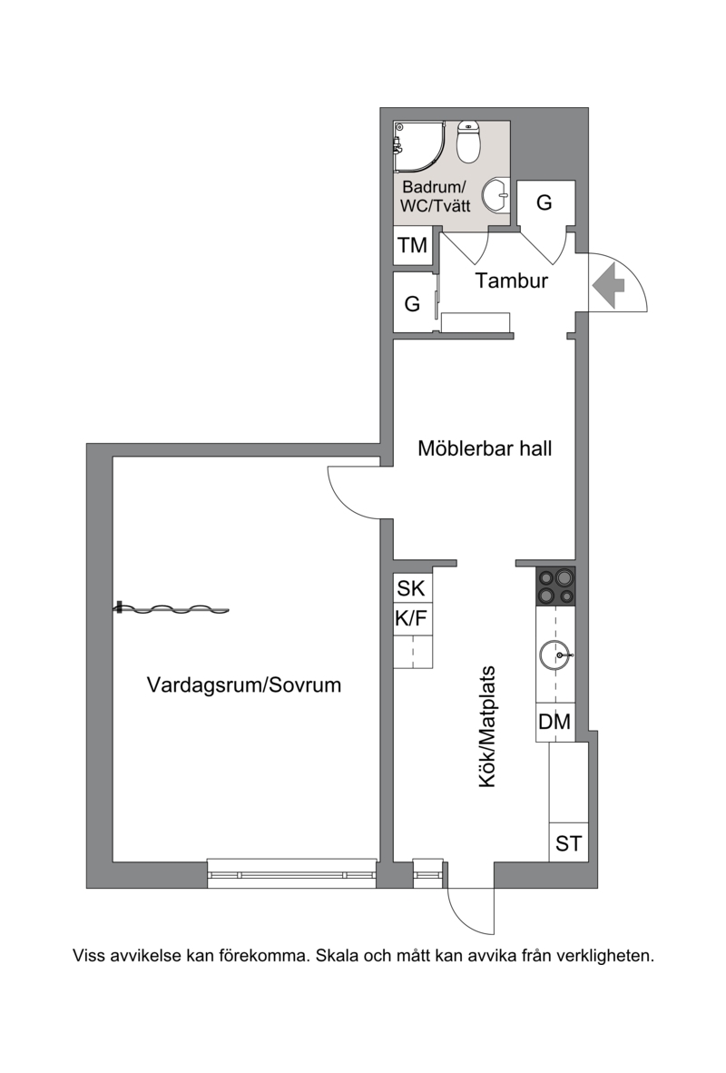 Ungefärlig planlösning