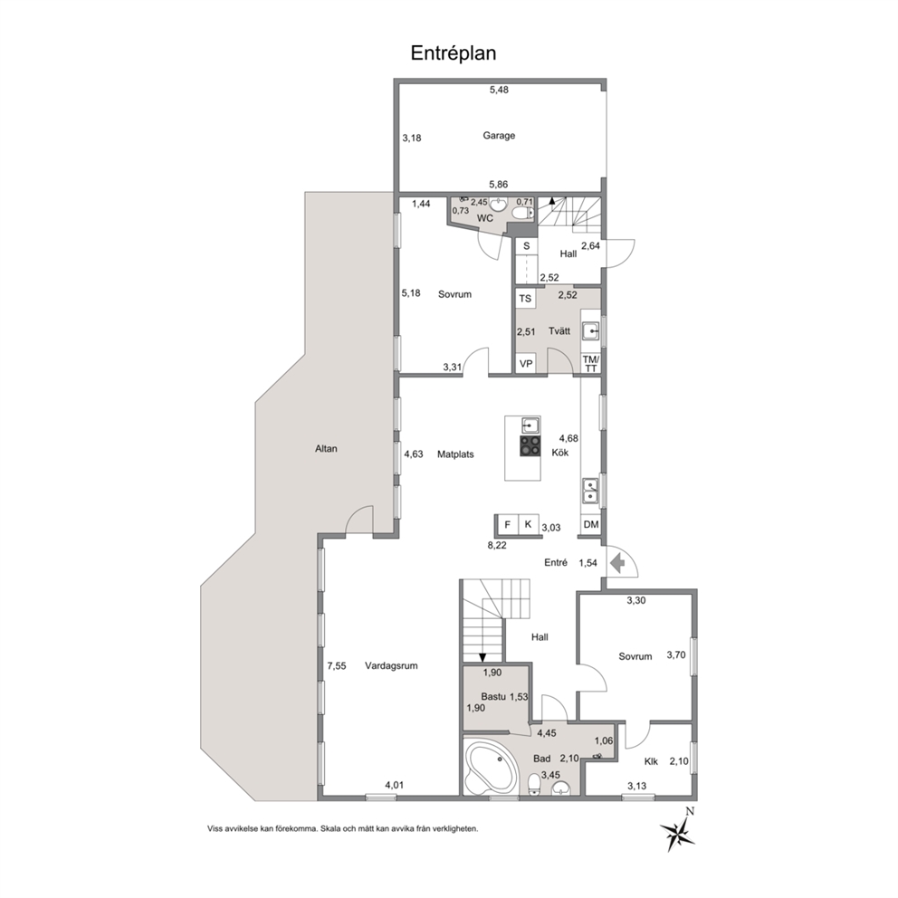 Planritning - Entréplan