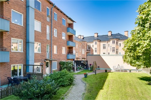 Sommarbild från innergården