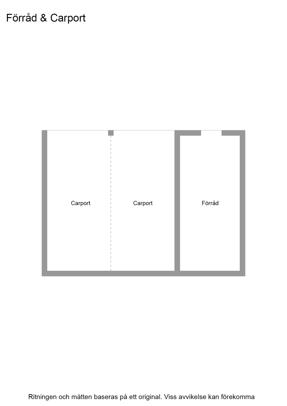 Carport/förråd