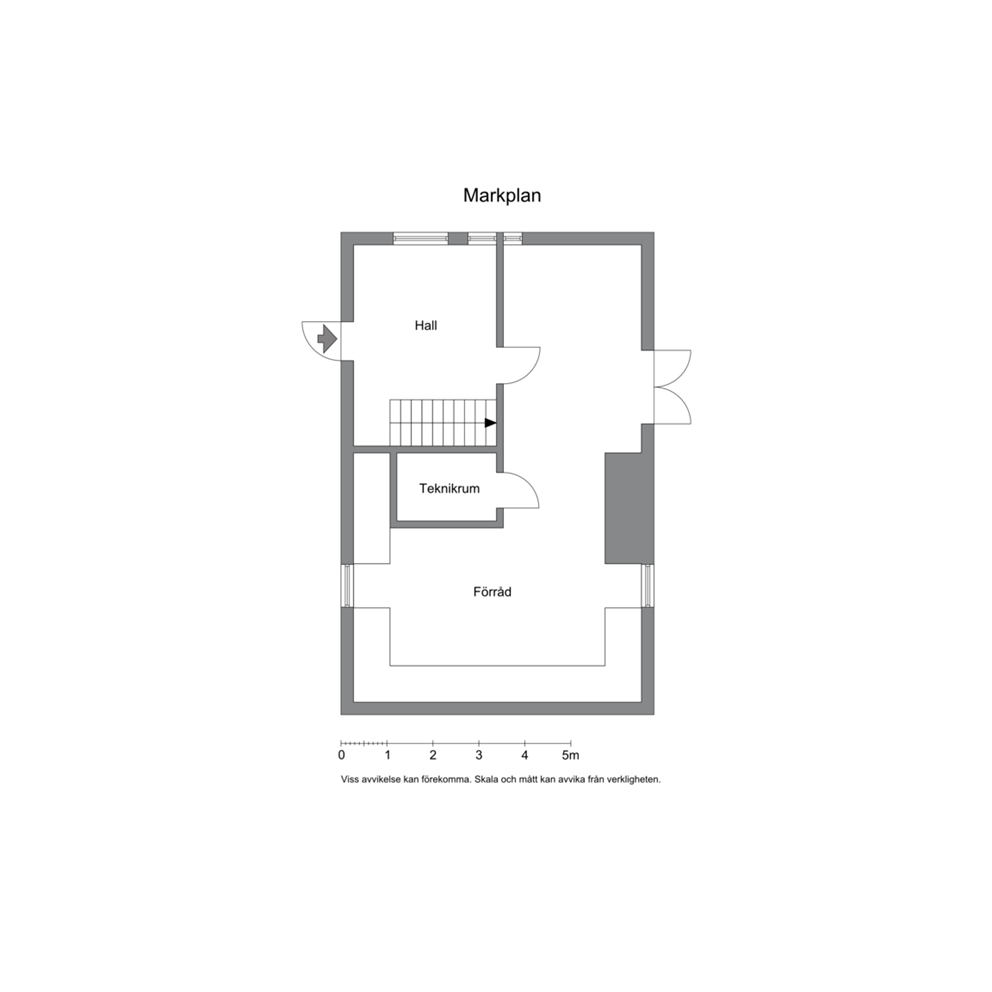 Planlösning Ladan nedre plan