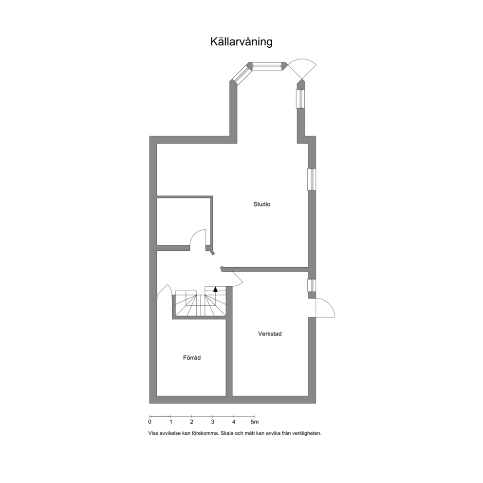 Planlösning souterrängplan
