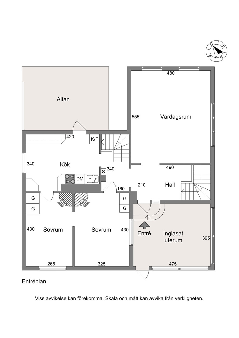 Planlösning Entréplan