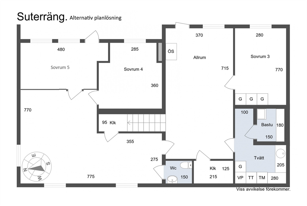 Alternativ planlösning