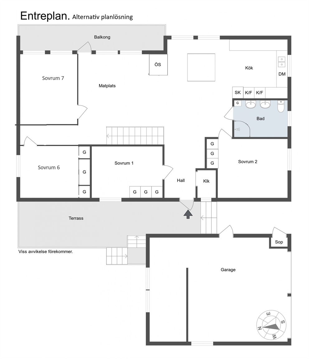 Alternativ planlösning