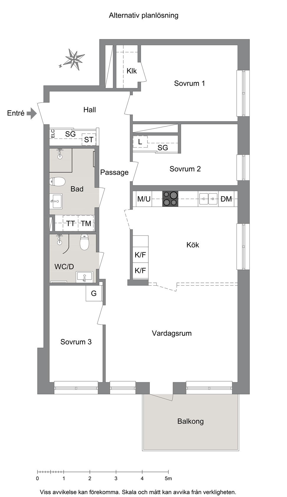 Alternativ planritning