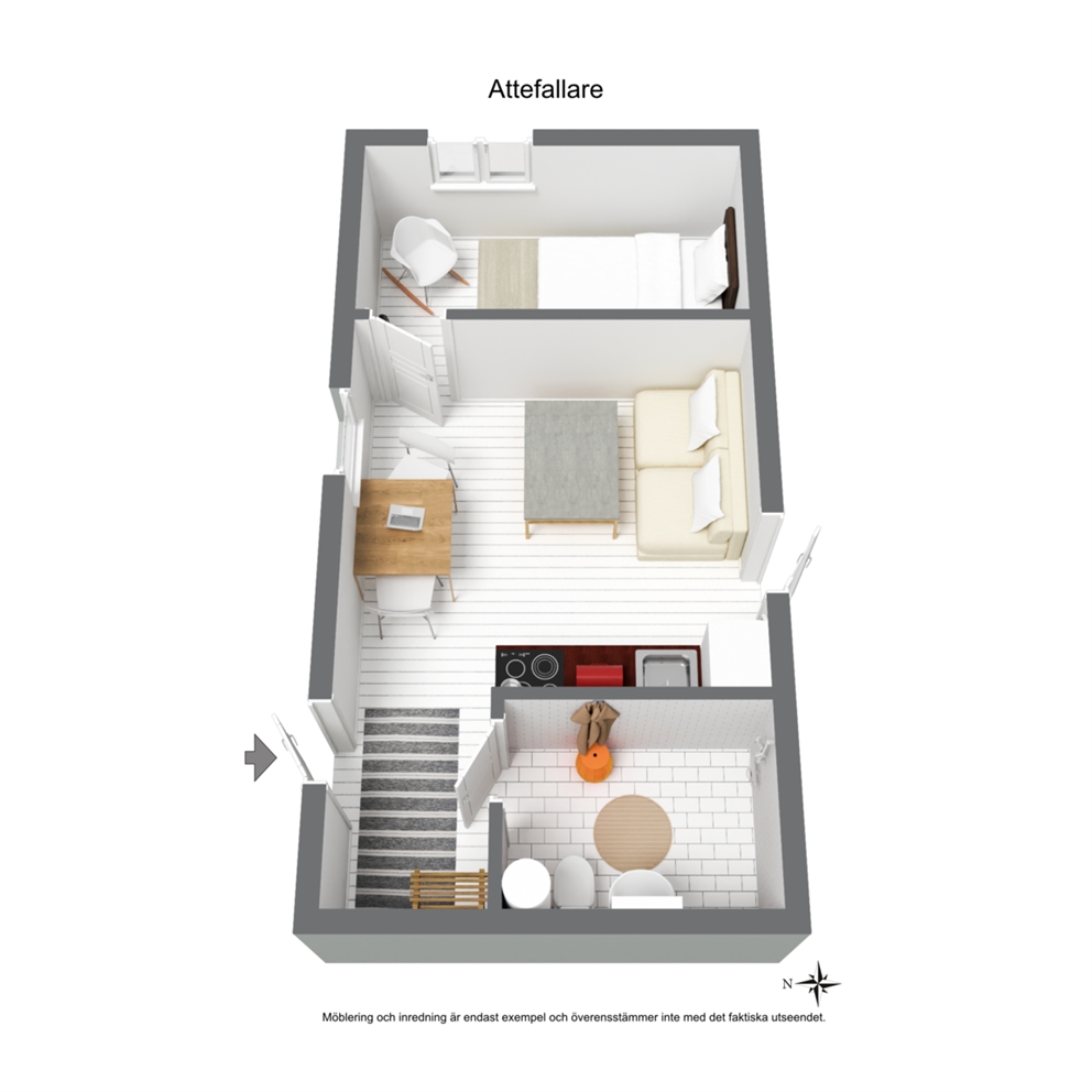 Planlösning Attefallshus
