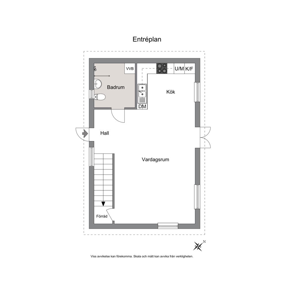 Planritning entréplan