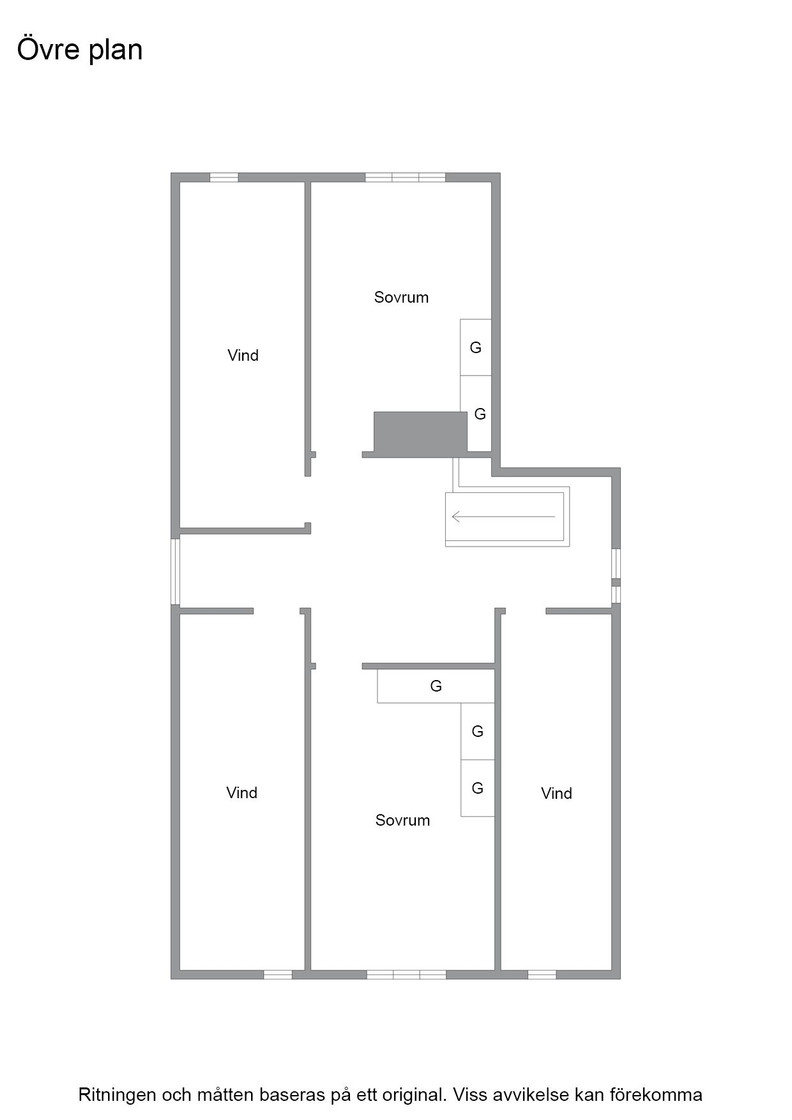 Oinredd övervåning / vind