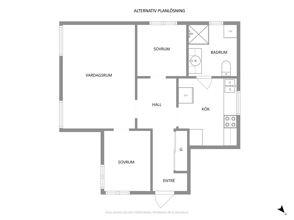 Alternativ planlösning